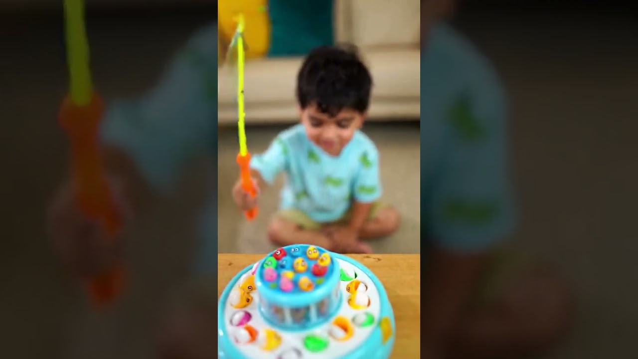 Kids Playing Without Phone 🎣 | Best Screen-Free Toy | Lazy Turtle