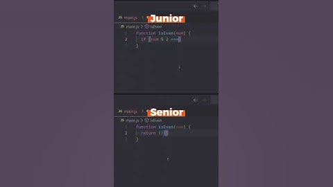 Junior vs Senior Developer 😅 #webdevelopment #javascript #html #css
