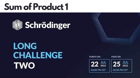 Sum Of Product 1 | Codechef July Long Challenge Two | Solution / Editorial