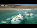 Two years time lapse photography of the Dead Sea. 2016-2018