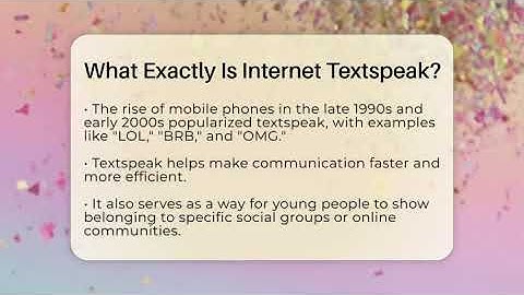 What Exactly Is Internet Textspeak? - Trend Unwrapper
