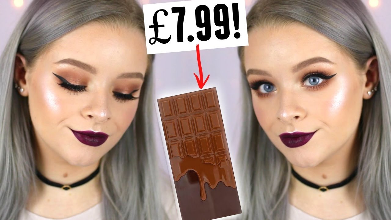 DRUGSTORE MAKEUP TUTORIAL FT SALTED CARAMEL CHOCOLATE BAR PALETTE