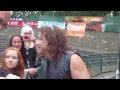 Eric Adams @ the Loreley : Soundcheck ( in the back "Little Manowar " She rock´s.....