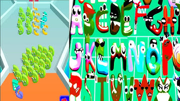 Alphabetical, Merge, Alphabet ABCD Run,New gameplay 🌟🌟🌟