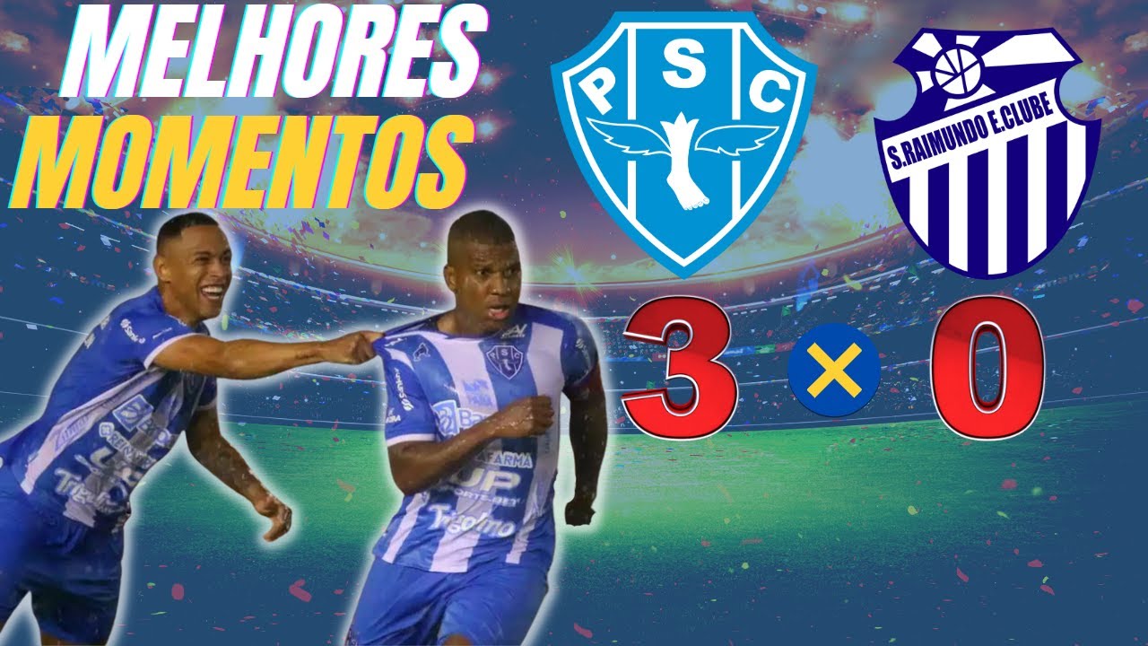 VEJA - Melhores Momentos; Paysandu 3 x 0 São Raimundo - Papão está na ...