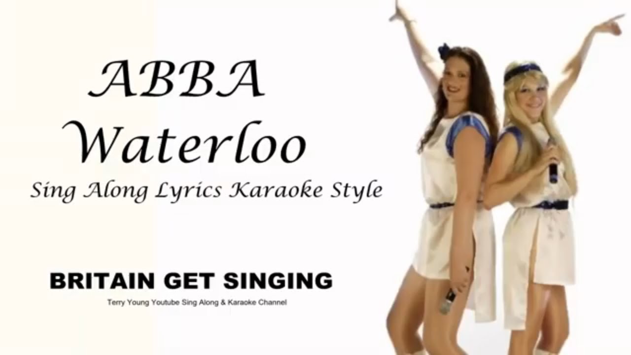 Sing along текст. ABBA "Waterloo". ABBA "Waterloo, CD". Waterloo - ABBA in German. Перевод Waterloo группы ABBA.