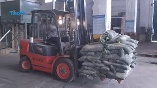 Dynamic loading test for coconut coir pallet