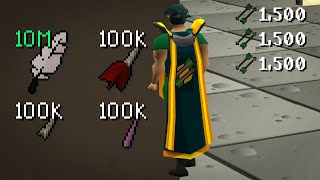 I Got 1-99 Fletching IN 4HRS It Cost Me 1,500,000,000gp