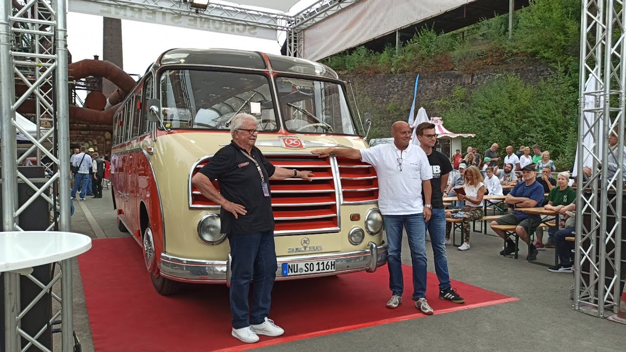 Schöne Sterne 2022 mit dem Kässbohrer-Setra S8 Rundgang und Mitfahrt