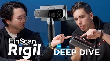 Einscan Rigil: Wireless Blue Laser and Color IR 3D Scanning for $4999