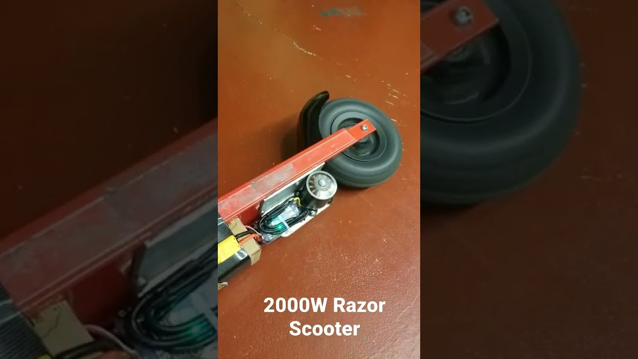 2000W Razor Scooter Shorts Electric Diy