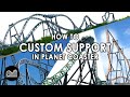 How to custom support  planet coaster tutorial