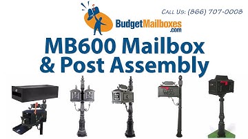 Budget Mailboxes | MB600 Mailbox & Post Assembly
