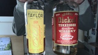 Col. E.H. Taylor, Jr. Small Batch vs. George Dickel Cascade Hollow