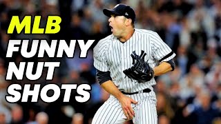 MLB Baseball Painful Nut Shots