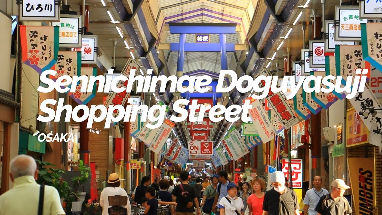 Tenjinbashisuji Shopping Street Osaka Japan Travel Guide Youtube