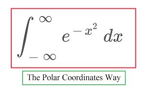 Gaussian Integral 1 Polar Coordinates