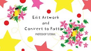 How to Digitize artwork and convert to pattern in Photoshop