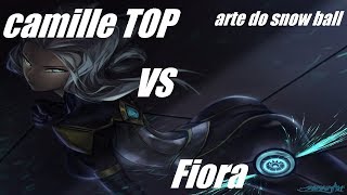 Camille TOP vs Fiora MASTERIZANDO O CAMPEÃO! - League Of Legends