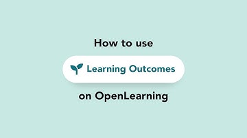Using Learning Outcomes on OpenLearning 🌱