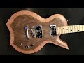 Custom Guitar Build - The Griffin - Mahogany Body w/ Walnut Front