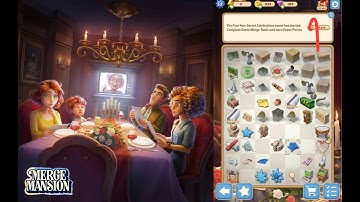 Merge Mansion |  Five-Year Secret Celebration...  Part 1  🪑📺 #merge #mergemansion 