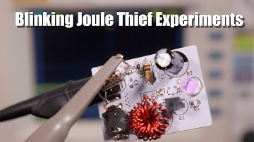 Blinking Joule Thief Waveform Examination