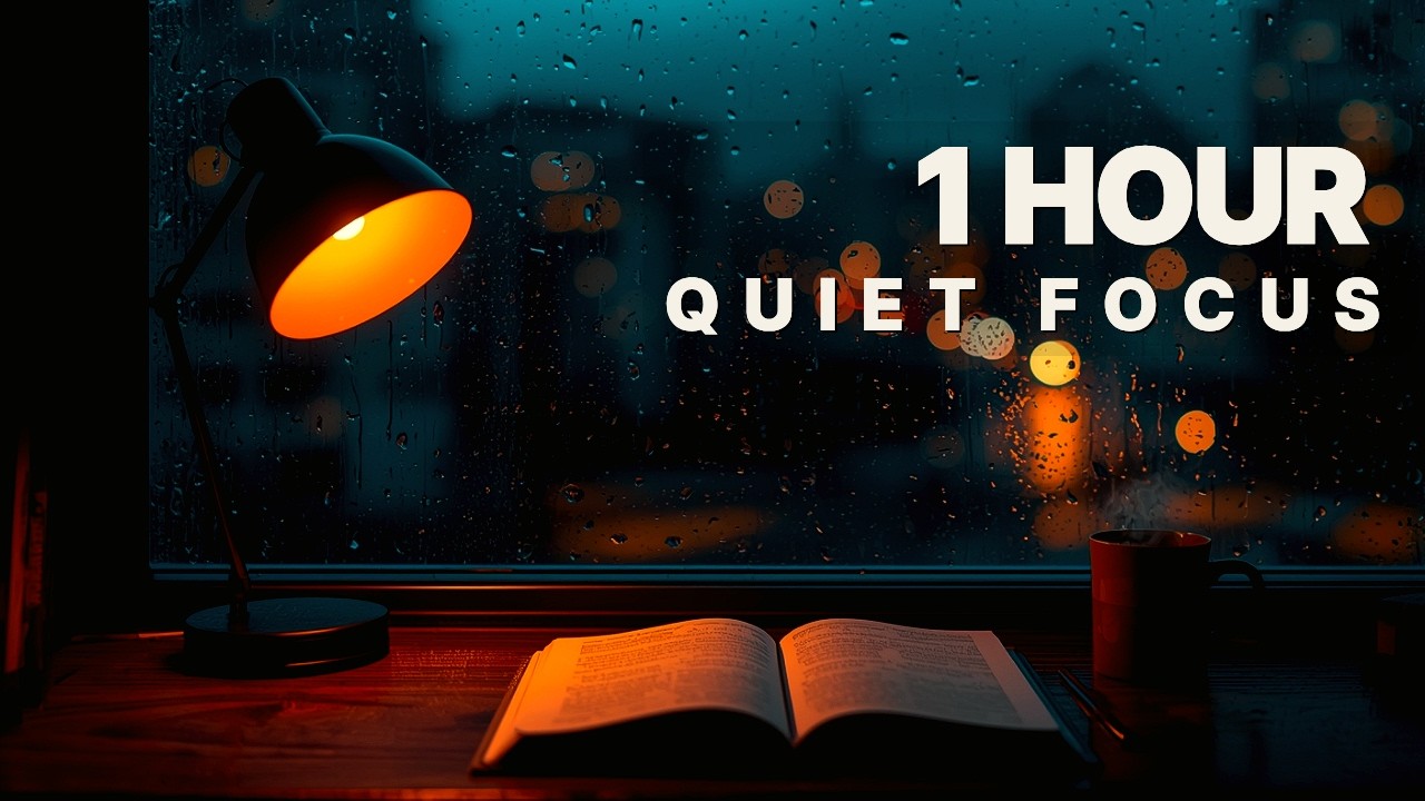 [Quiet Focus] Quiet After Hours — 야간 작업을 위한 잔잔한 배경 음악 (1 Hour)