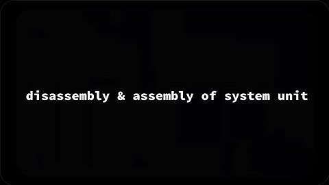 PERFORMANCE TASK IN ICT || DISASSEMBLY AND ASSEMBLY OF SYSTEM UNIT
