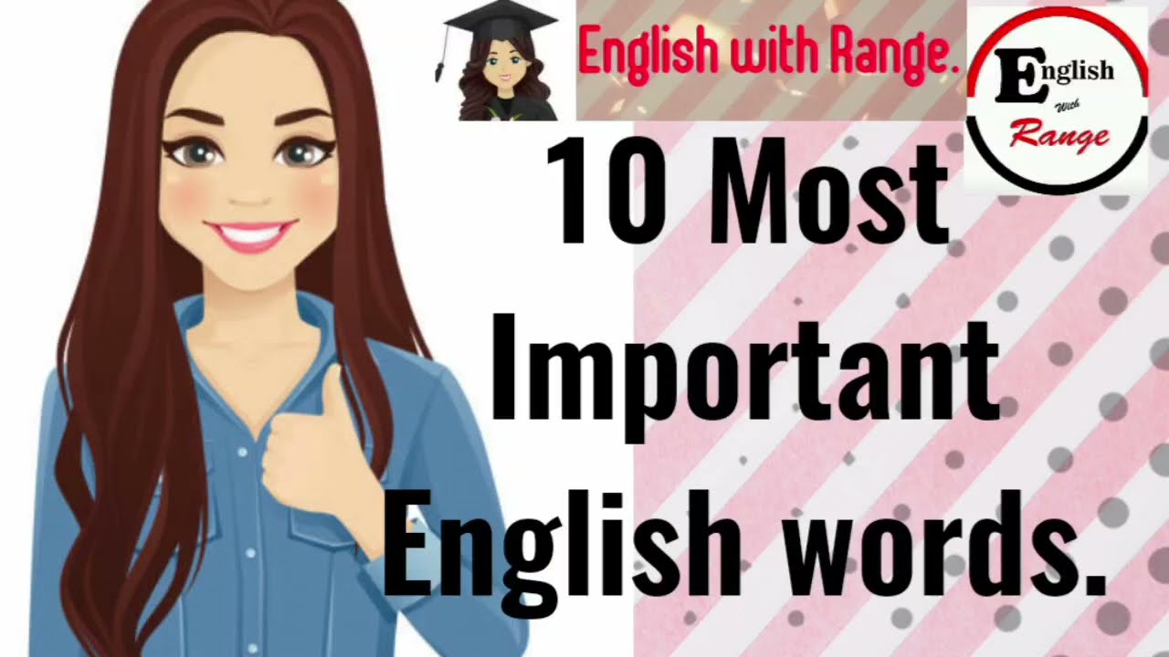 10Most Important English words.English for beginners in sinhala.