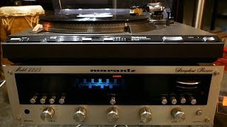 Technics SL-3310 on Marantz 2225