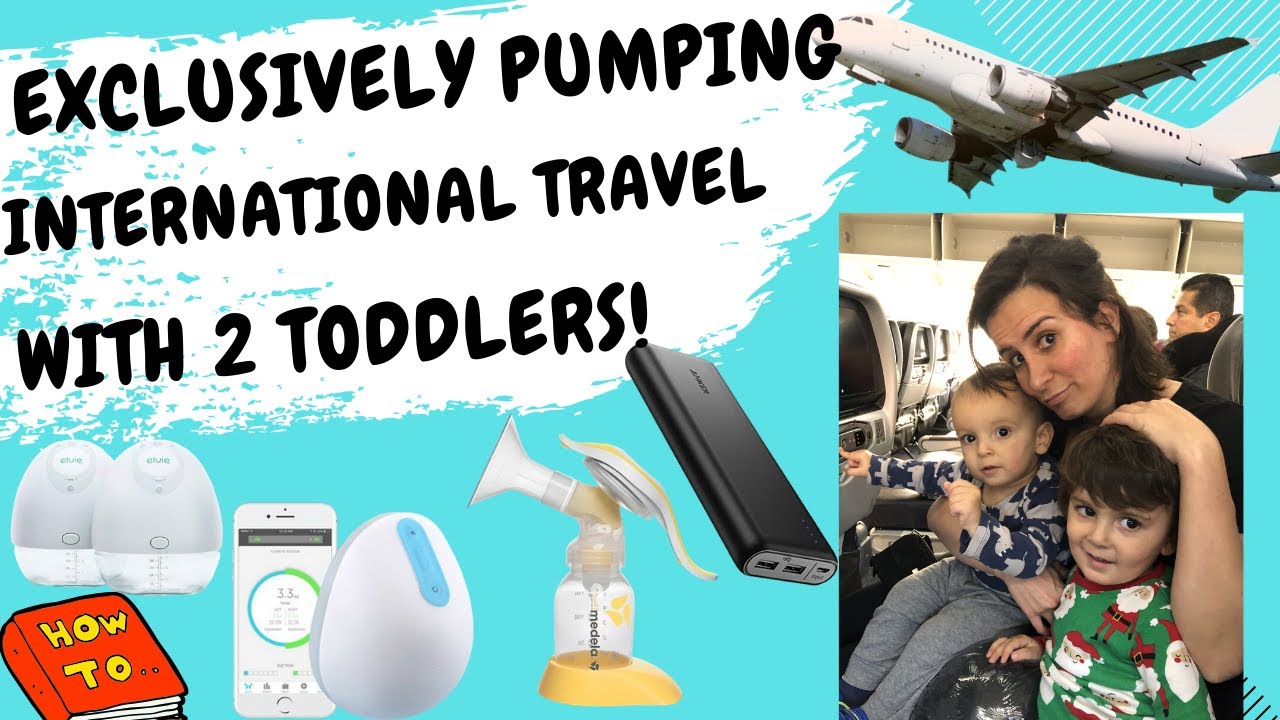 Using Willow Elvie or Medela pump during International/Domestic