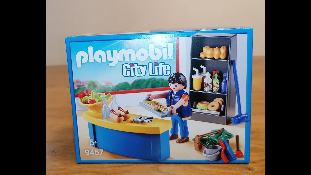 Playmobil City Life School Janitor with Kiosk - 9457