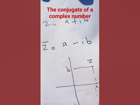 General rule for the conjugate of a complex number #maths #tennis # ...