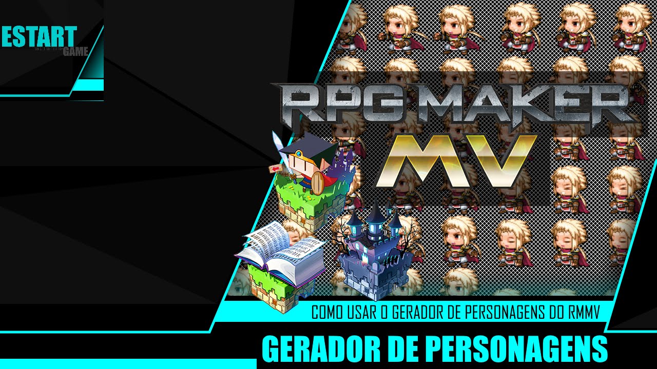 Como Usar o Gerador de personagens do rpg maker MV - YouTube