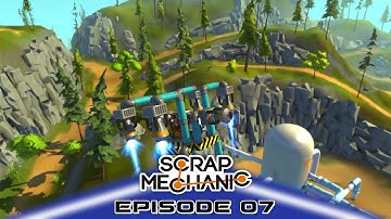 Scrap Mechanic Building LetsPlay E07 - The Hover Jet (Flying Contraption)