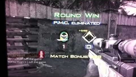 Best double kill mw3 sniper one shot kill