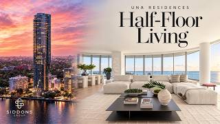 Inside a Breathtaking Waterfront Residence at UNA Miami | 5 Bedrooms, Half-Floor Living