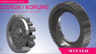[HOW TO MAKE] SPUR GEARS WITH COMPONENT GENERATOR - AUTODESK INVENTOR PART 8