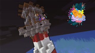 PEMBUATAN MENARA PANTAU DI BASE LAUT KITA!! #21【SANS SMP S4】