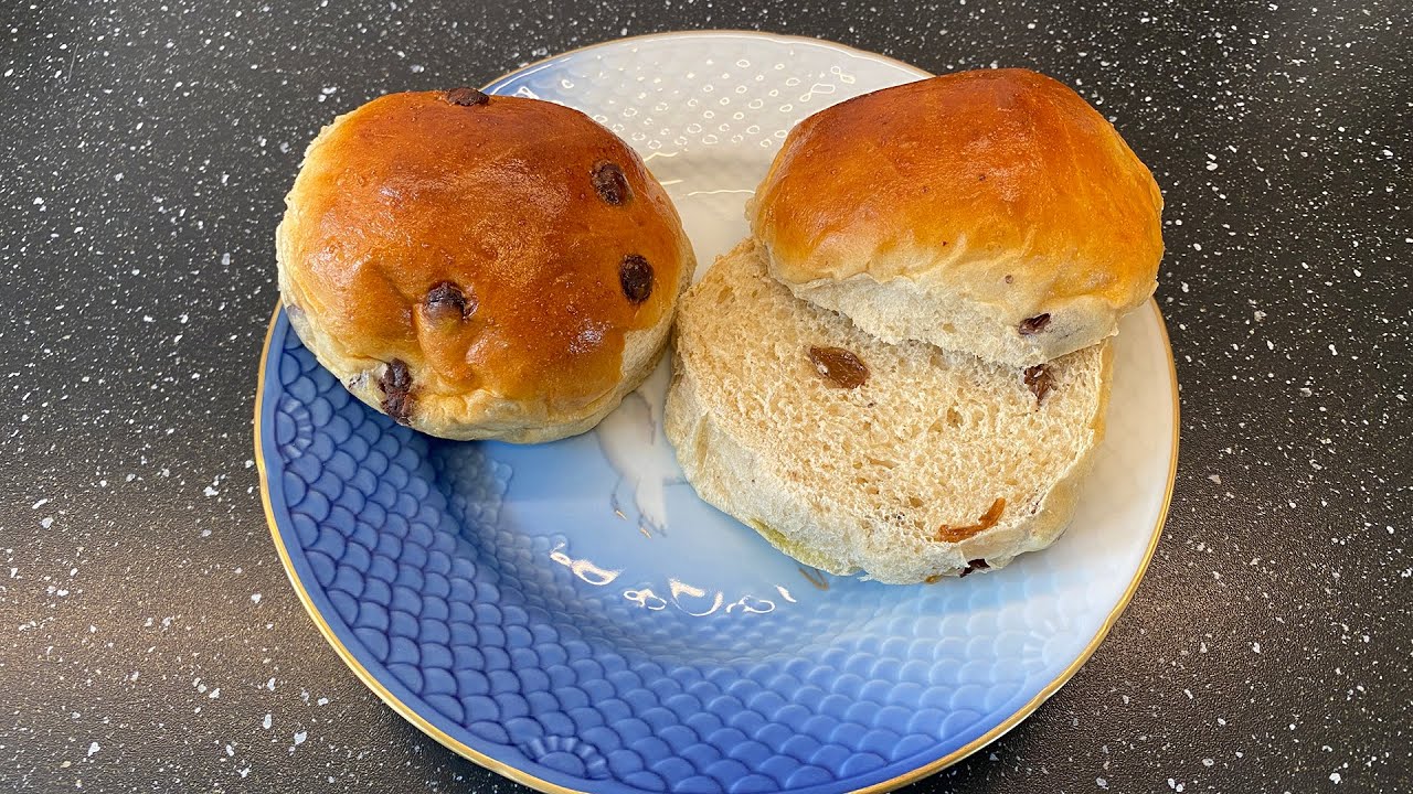 Chokolade- og Rosinboller