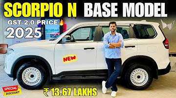 Mahindra Scorpio N Z2 Base Model 2025 Detailed Review ✅ Scorpio N Z2 Diesel Manual Price & Features🔥