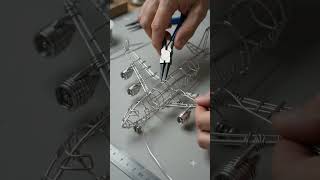 I Made a Realistic Airplane Using Only Wire ✈️😱 | Incredible Wire Art
