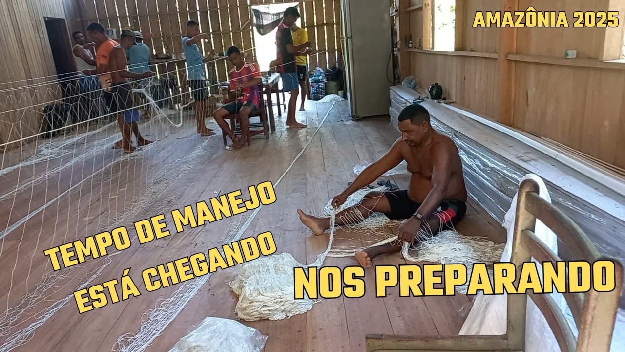 OS MANEJADORES PREPARANDO SEUS MATERIAS PARA O TEMPO DE MANEJO
