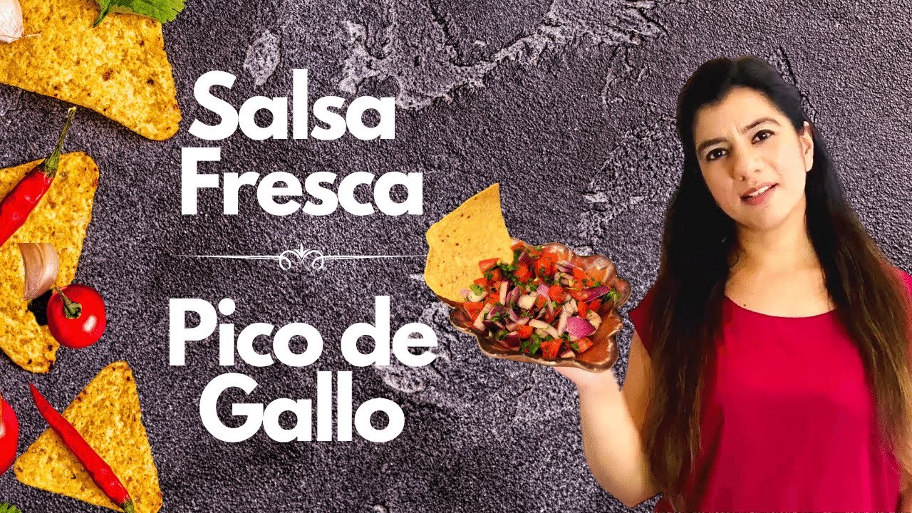 Homemade Salsa Fresca | Pico de Gallo | Easy and Quick Salsa