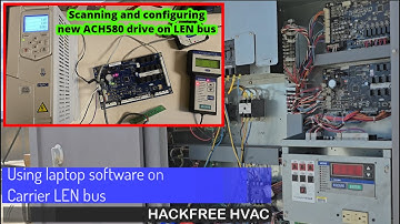 Using laptop software to connect to Carrier Comfortlink LEN bus