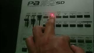 Tutorial memutar midi/song di pa 50sd / pa 50fd.