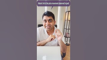 Historic v/s Implied Volatility #shorts #historicvolatility #impliedvolatility