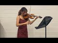 Violinist Samantha Gao Schumann Scherzo Jan 5 2023