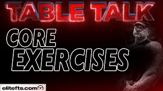 What are the best core exercises - TABLE TALK - elitefts.com